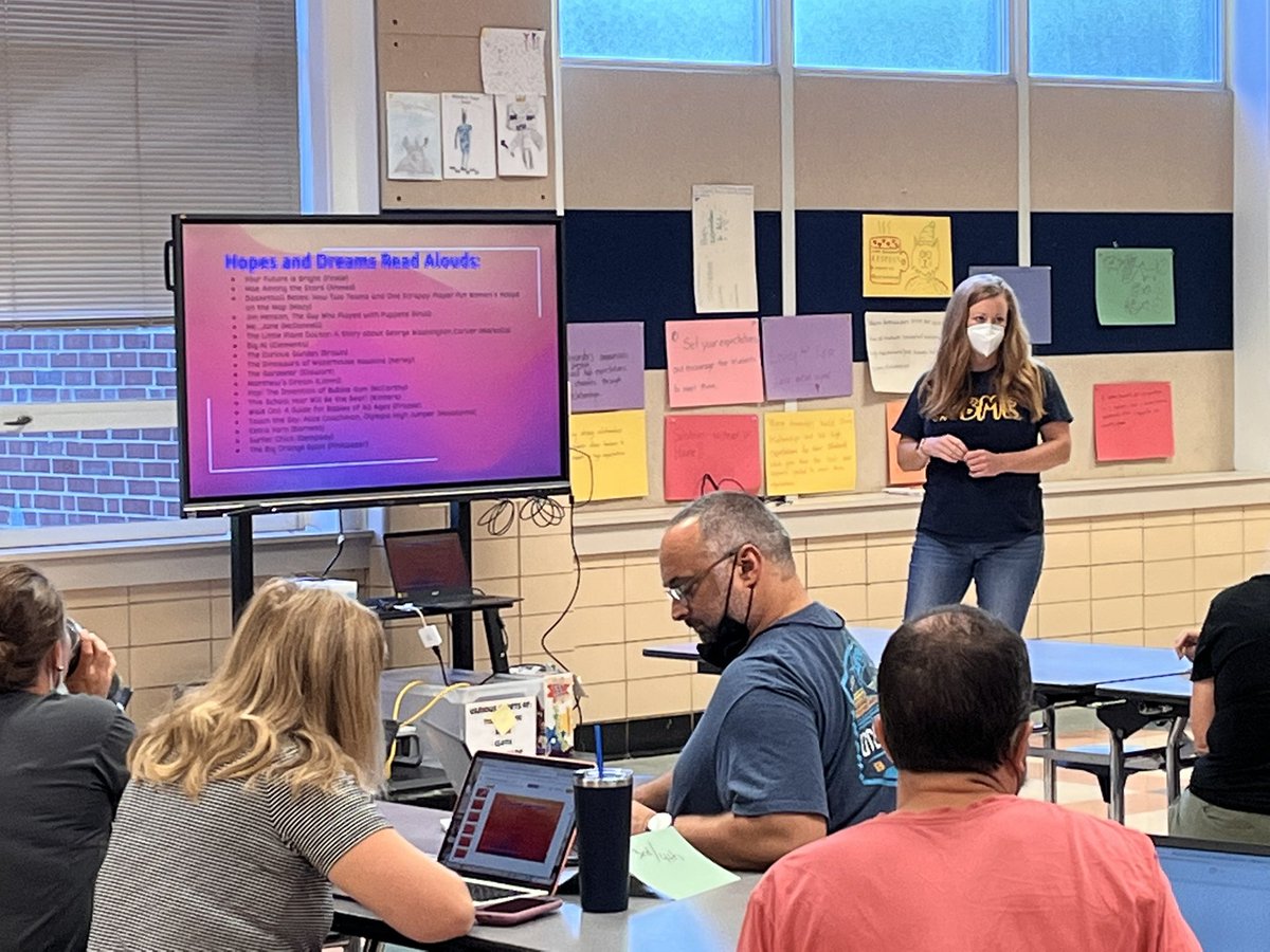 BMESBobcats's tweet photo. Ended our week with a staff led morning meeting on our new @responsiveclass practice of Hopes &amp; Dreams.  #oneBME https://t.co/eUwIEdrIVQ