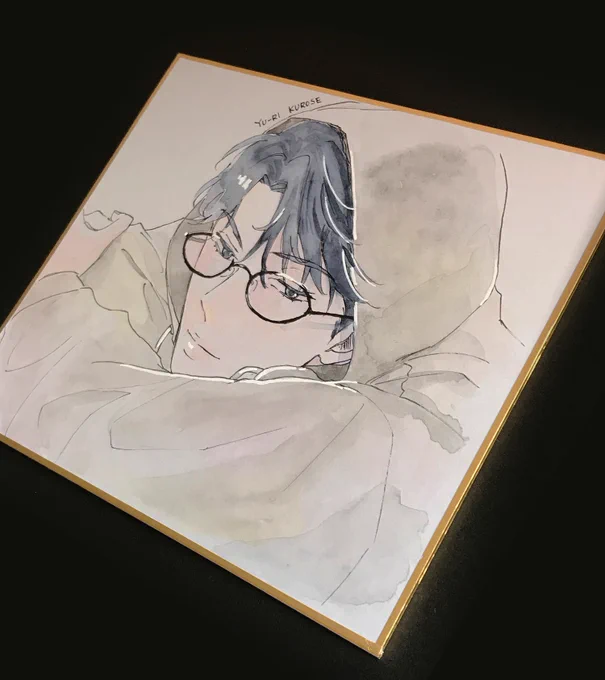 雨宮のメガネとパーカーを装着した黒瀬  理由は9/17に配信の本編に描いた