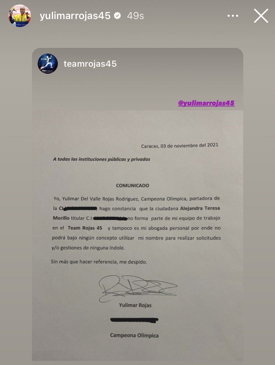 TeamRojas45's tweet photo. Comunicación Oficial: https://t.co/9rl3asHQwY