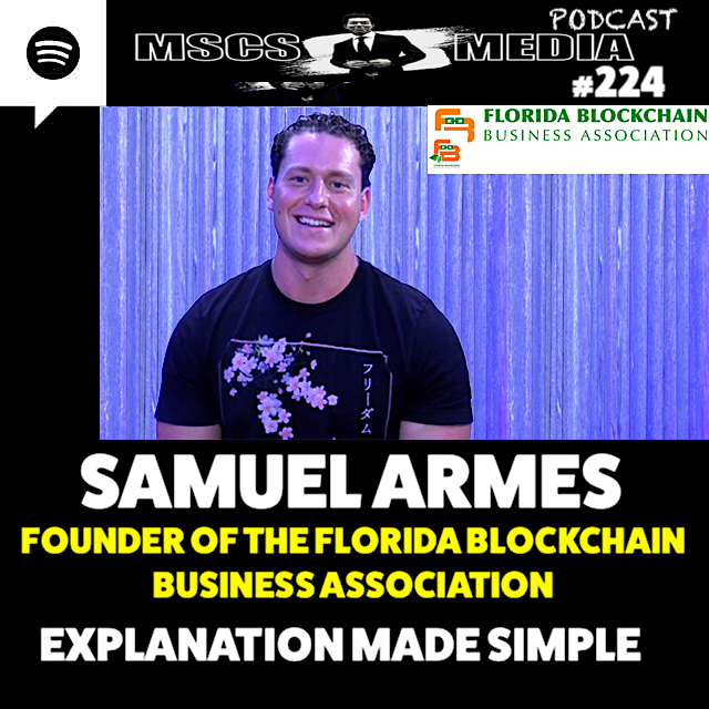 MscsMedia's tweet photo. Samuel Armes - U.S. Department of State Analist - Founder Florida Blockchain Business Association - MSCS MEDIA *224
Full Uncut Interview @Spotify  : https://t.co/arN3ePGAGg Samuel Armes is the Founder Of The Florida Blockchain Business Association. American-made 3D printed drones https://t.co/PhwQAV0bAC