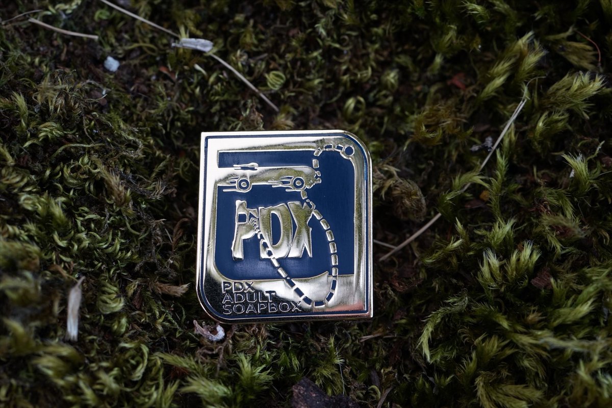 The annual Portland Adult Soapbox Derby takes place tomorrow at Mount Tabor Park between 10a-4p. We were so happy to make some pins and stickers for the event. Head out for some weekend fun and maybe you can take home some <a href="/PDXSoapboxDerby/">PDX Soapbox Derby</a> swag.