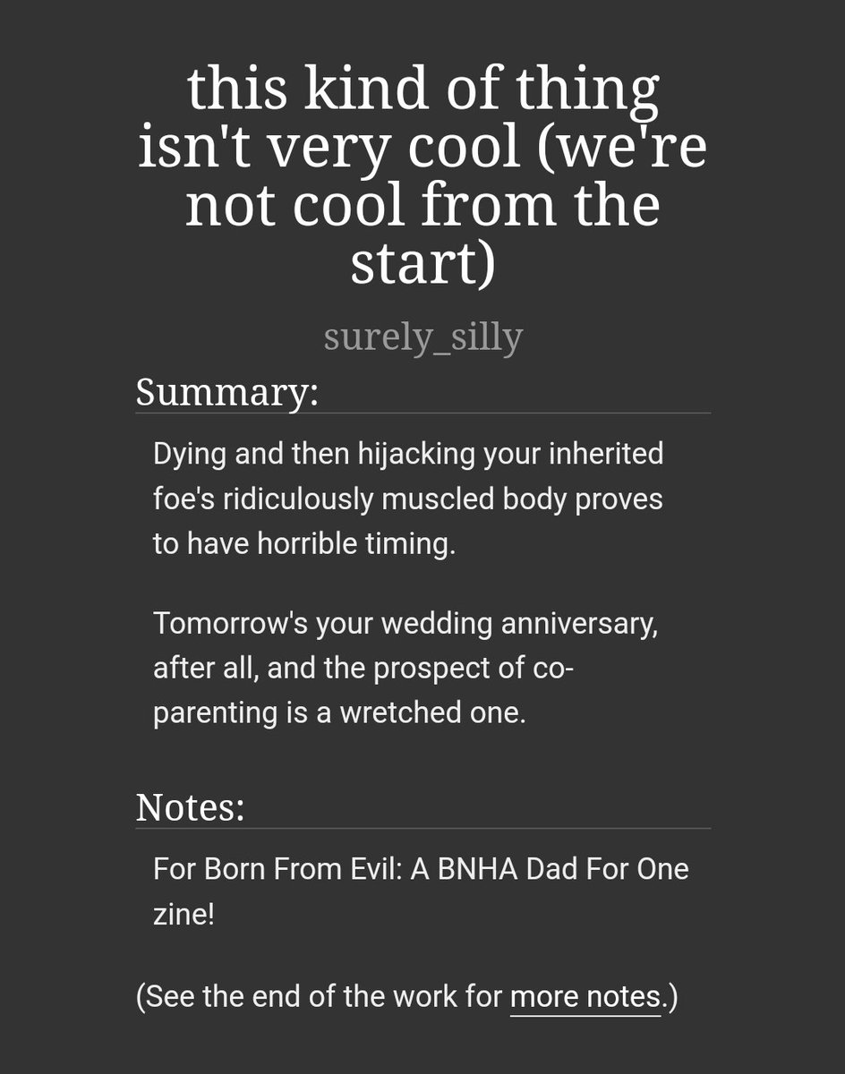 yallmightjr's tweet photo. My zine fic for @DFOAnthology! What a lovely family this will be 😈
https://t.co/4wJkgxtLo5 https://t.co/fWyLHPVXYi