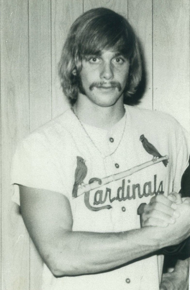 OleTimeHardball's tweet photo. St. Louis Cardinals prospect Randy Poffo

You may know him as…”Macho Man” Randy Savage https://t.co/mm1PPMiAFX