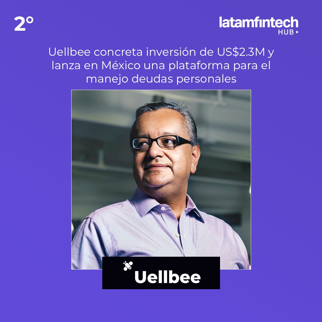 latamfintechhub's tweet photo. Conoce las #noticias más leídas dentro del hub esta semana, entre ellas destacamos a Fintechs como @Uellbee y @nubank
Top1: https://t.co/igyea1zMAu
Top 2: https://t.co/HQBoEyox1s
Top 3: https://t.co/u2qFcHAlIf
#fintechnews #ecositemafintech #topnoticias #fintech #LFH https://t.co/4v1OknCrrg