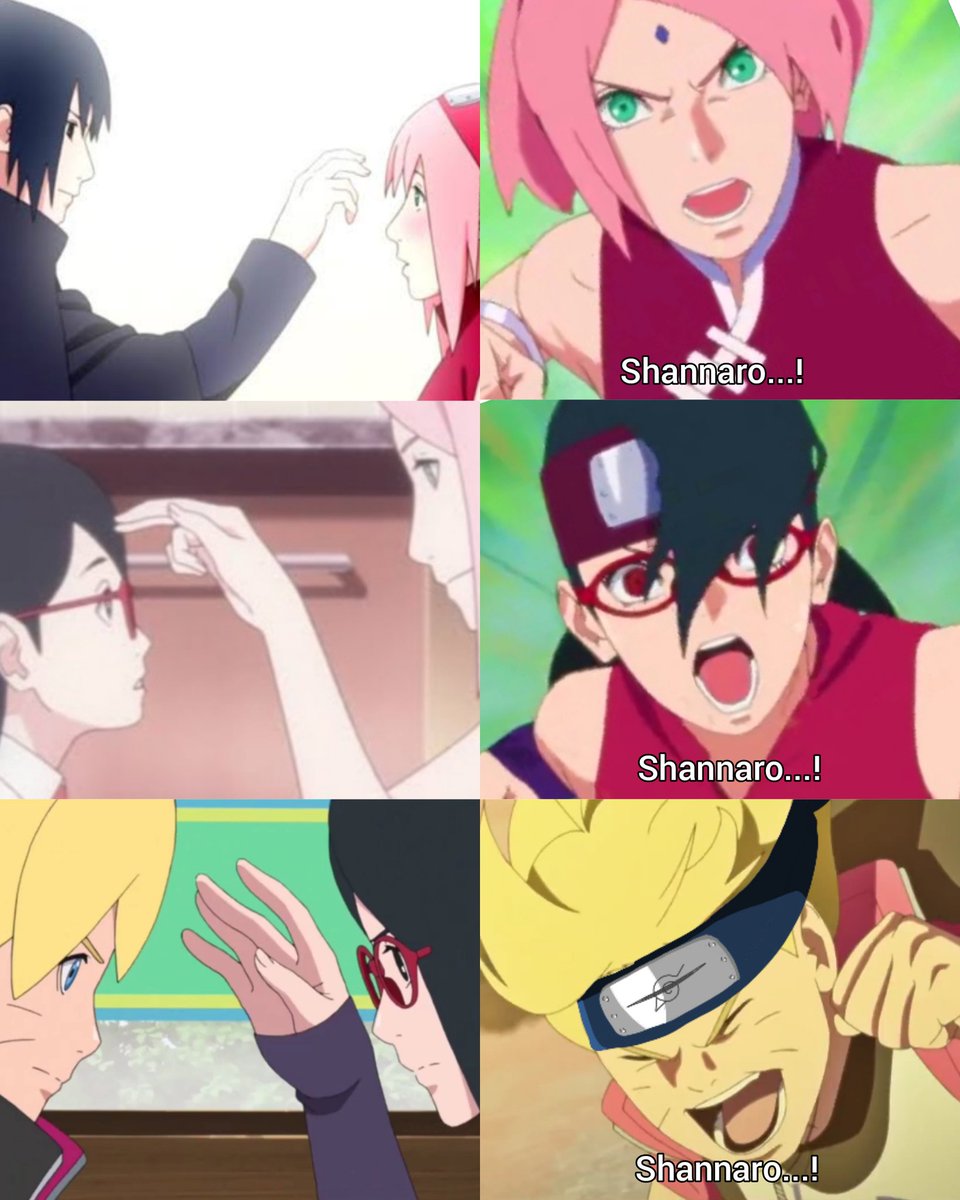 Sarada Uchiha ×Shannaro×