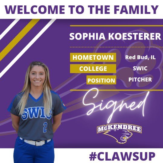 Congratulations to Sophia Koesterer for continuing her athletic/academic successes at Mckendree University! We are sad to see her go but we know she will do amazing things! #Commitment #bluestorm @aihpossophia_