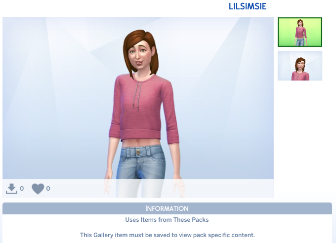 simsilarity's tweet photo. After watching Lilsimsie's video of creating herself, I retouched her self-made Sim!
I shared itβ‘οΈ ID: simsilarity
Does she look like the real-life Kayla? @lilsimsie, what do you think? π
P.S. I don't have some pack items, so I improvised. #lilsimsie #kaylasims #simsilarity https://t.co/t1axxwZcyu