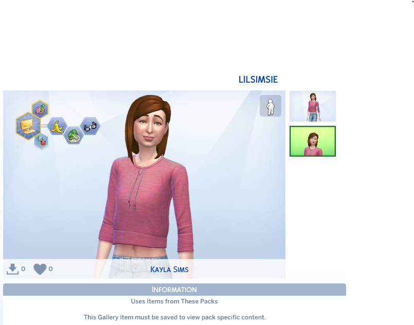 simsilarity's tweet photo. After watching Lilsimsie's video of creating herself, I retouched her self-made Sim!
I shared itβ‘οΈ ID: simsilarity
Does she look like the real-life Kayla? @lilsimsie, what do you think? π
P.S. I don't have some pack items, so I improvised. #lilsimsie #kaylasims #simsilarity https://t.co/t1axxwZcyu