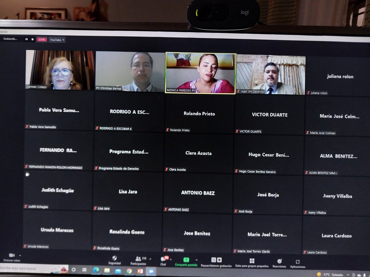 Compartiendo experiencia y conocimiento en Lavado de Activos y Caduisticas.Gracias a la Corte Suprema de Justicia.