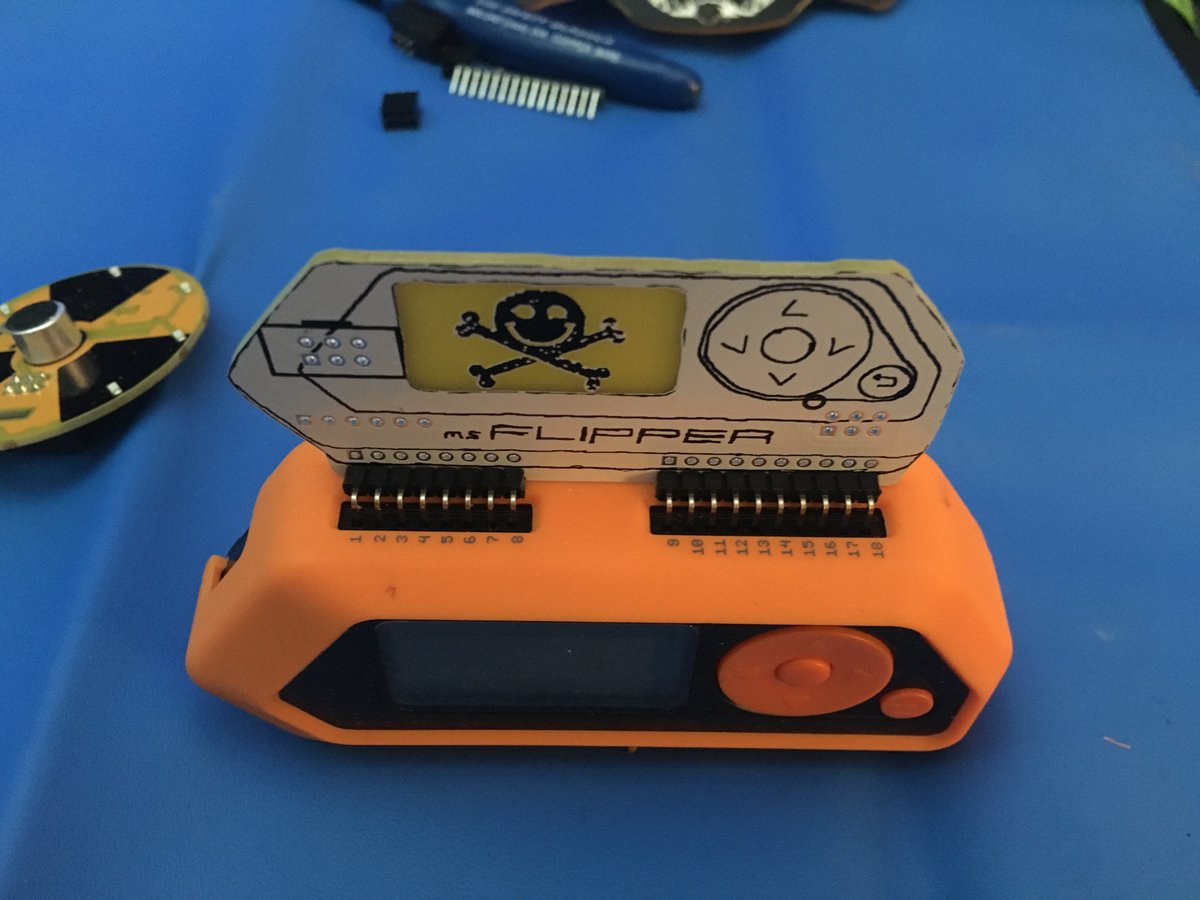 awkwardai's tweet photo. Thread: 

Here is how to get your FREE “msFlipper” Sao/dev board for your flipper zero: 
Below is the Tindie product listing, there are three levels of support: 
1. Free bare PCB - (enter code FREE for discount)
2. Kit $5
3. Fully assembled. $10
https://t.co/d3FKEbZ22S https://t.co/aRx0Y30mhf