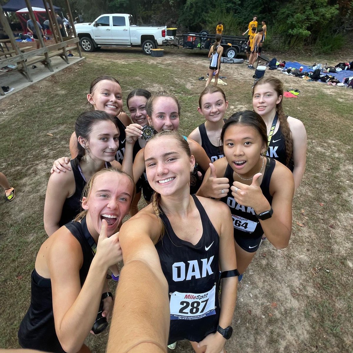 Trails and hay bales