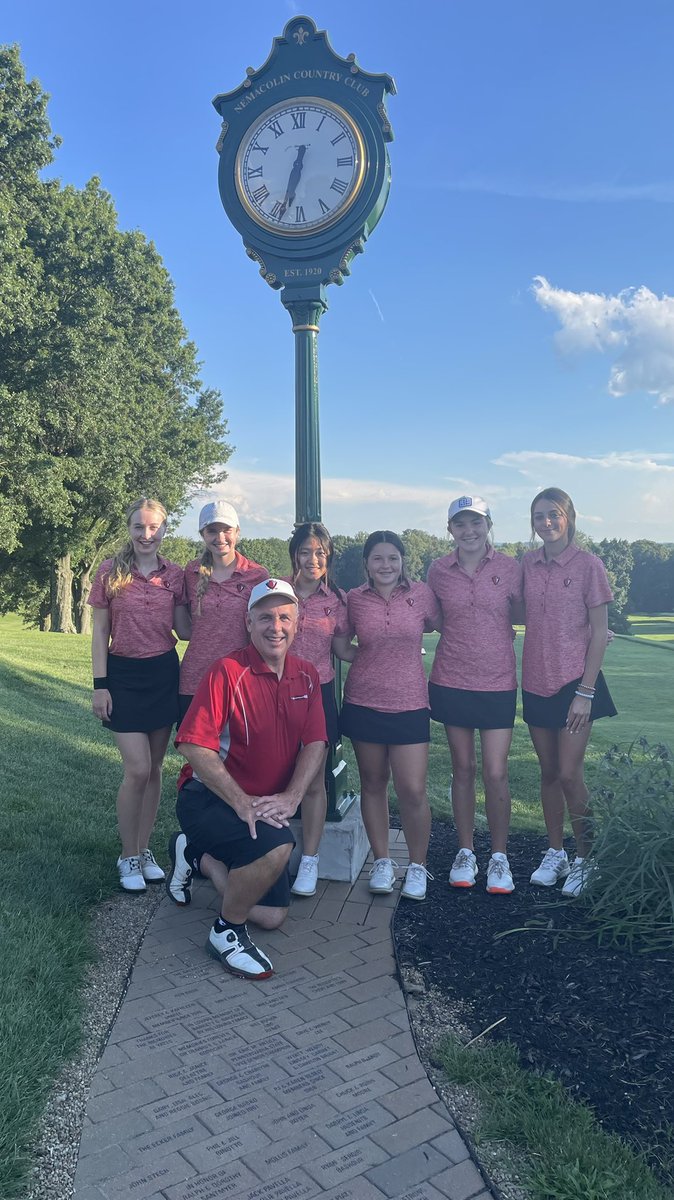 PTHSGirlsGolf's tweet photo. Our first section win against Bethel at Nemacolin Country Club! Low score by Benson (41) with Vowcheck and S. Severns carding in 42s. #onaroll #coachfeature https://t.co/hLZEQgXtZx