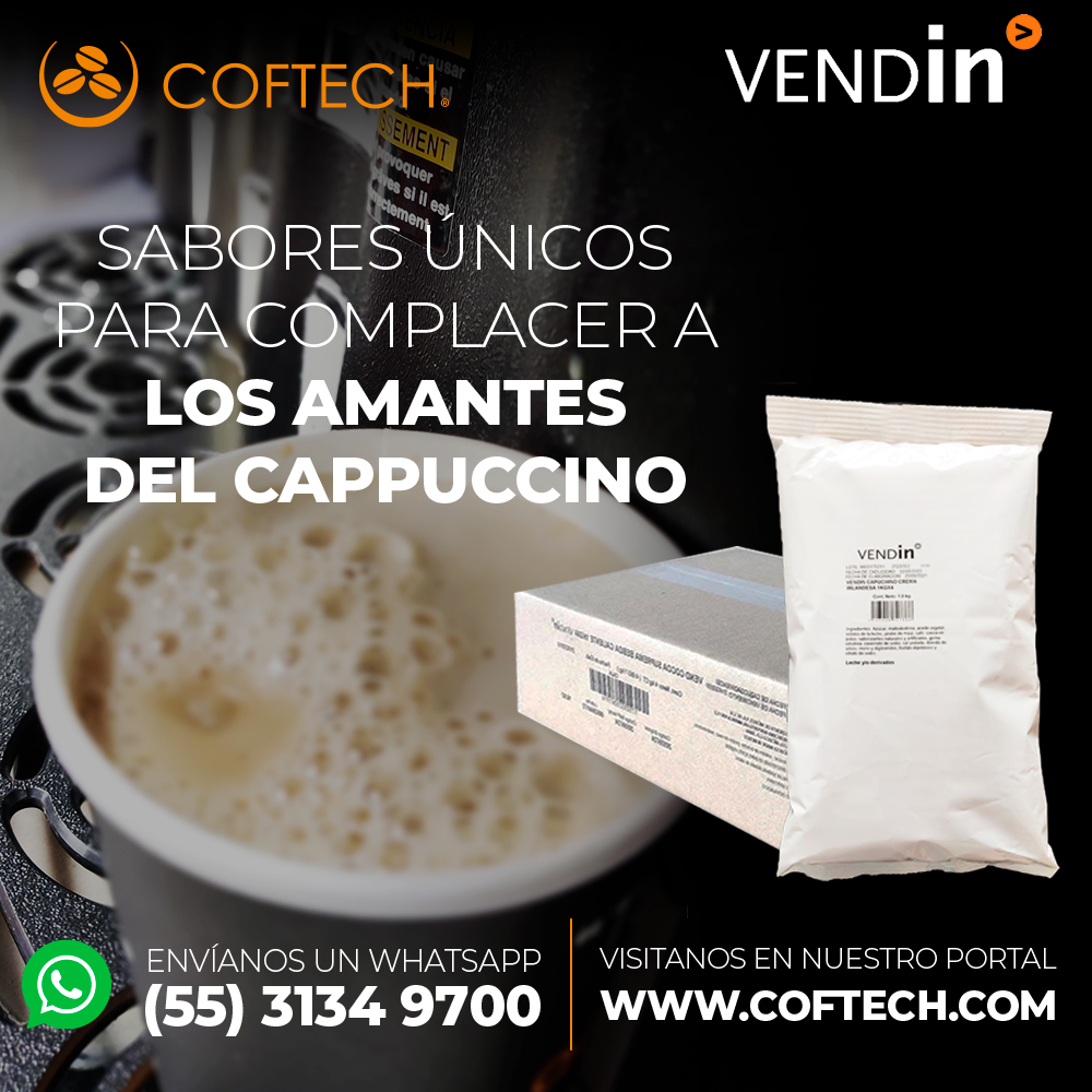 Presencia, sabor, y buena dosificación características únicas para complacer a los amantes del cappuccino.  No necesitan mezcla y vienen preparados para toda clase de máquinas automáticas. 

n9.cl/0lnoj

#coftech #cafeterias #horeca #insumosparacafeteria #cappuccino