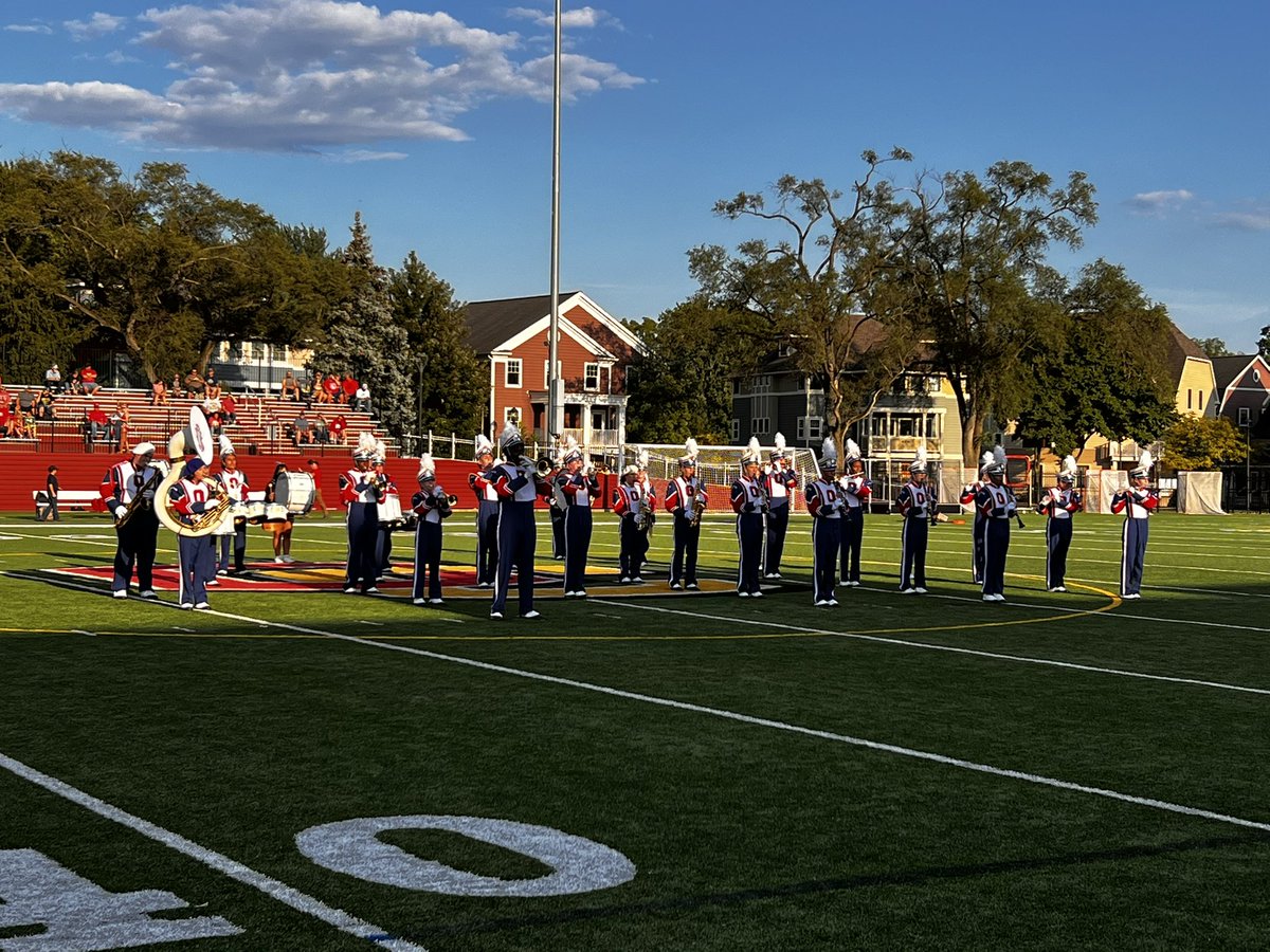 It’s official.  The Oberlin Marching Band kicks off the season with Mr. Ryan Jaeckin, Director leading the way.  Phoenix Pride!!