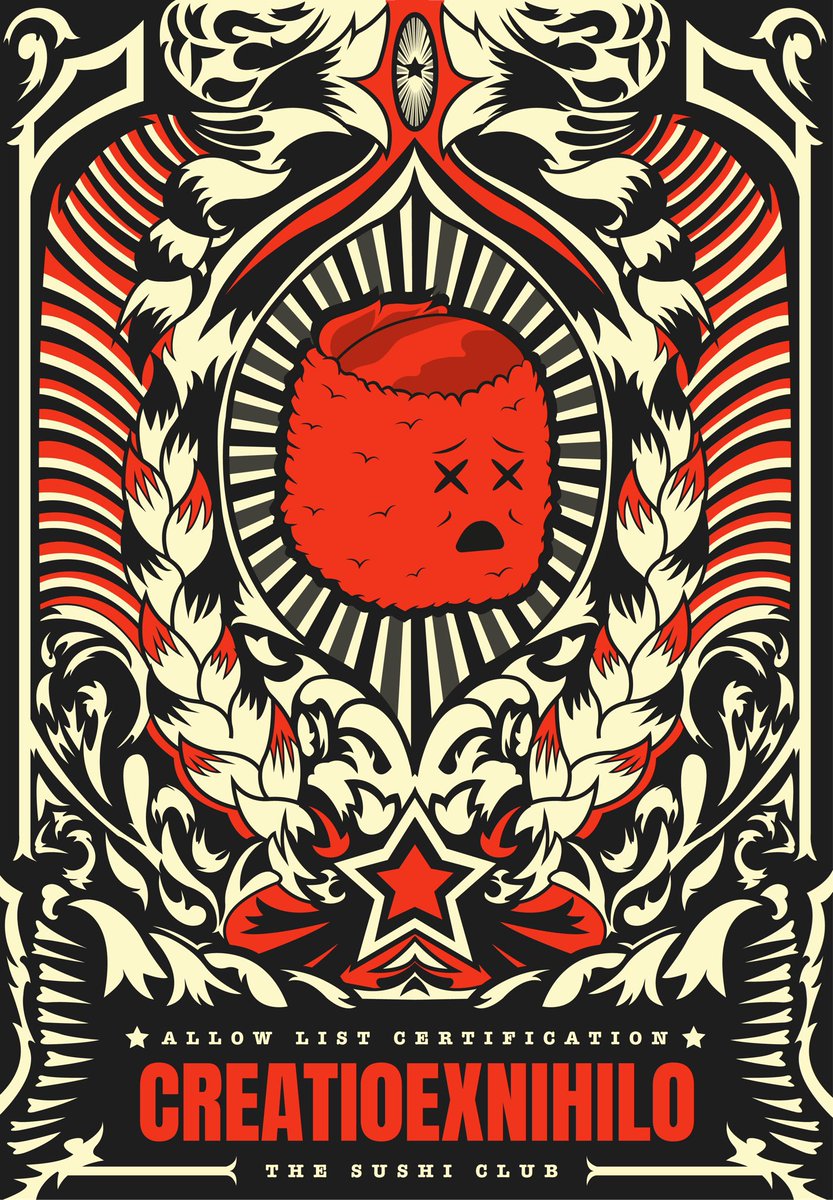 Wanted to throw this up again. Too sick! Thanks <a href="/TheSushiClubNFT/">The Sushi Club</a>