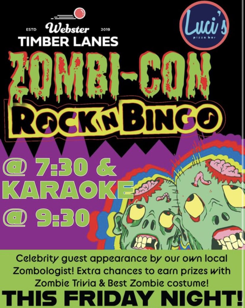 kimphan12's tweet photo. Gotta go to this because I have to find out WHO the local zombologist is https://t.co/9U86MYZFwD