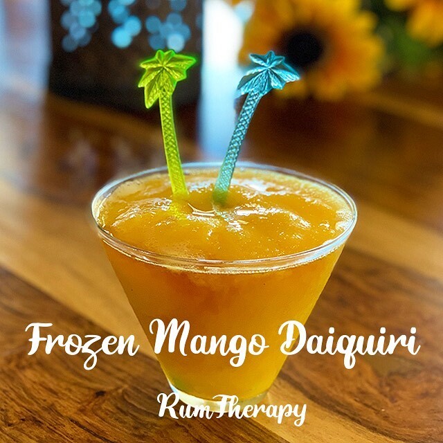 rumtherapy's tweet photo. It’s Rum O’Clock! We’re mixing up a batch of these delicious & frosty Frozen Mango Daiquiri’s! Want one? Click the link in our bio for the easy recipe!
.
.
.
#rumoclock #tgif #itstheweekend #cheerstotheweekend #rum #rumrecipes #rum_therapy #mango #mangoa… https://t.co/IUARBDKyyi https://t.co/BXZQBb5o4m