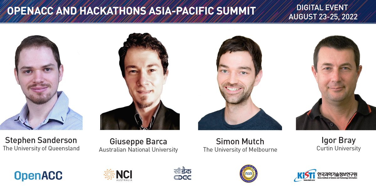 From porting scientific applications to modern architectures to performance modeling and benchmarks, join researchers from across Australia as they present their cutting-edge research at the OpenACC and Hackathons Asia-Pacific Summit. Register bit.ly/3aXaZJa