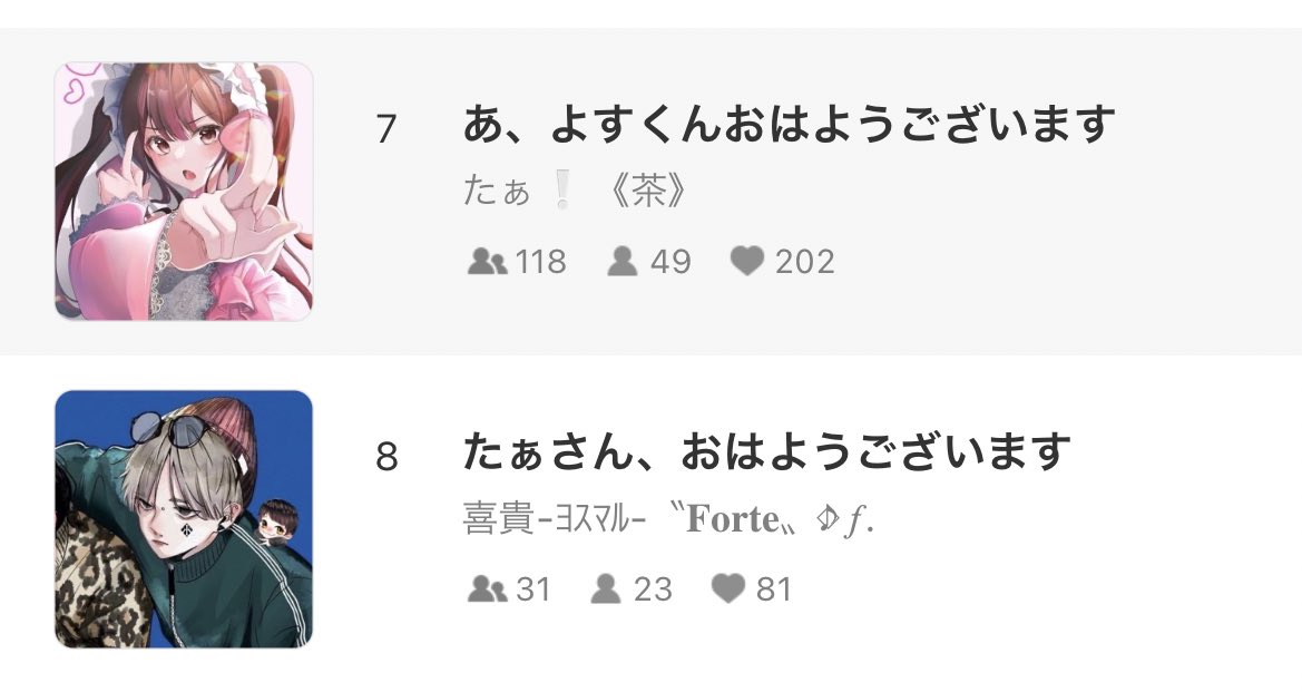 今日も枠来てくれた人
初見さんで長居してくれた人も
ありがとうございましたー‼️

イベント中間発表3位 

 ほんとにありがとう😭😭

油断しないように無理しないように
頑張っていきましょー‍＼＼\\ꐕ ꐕ ꐕ//／／

そして枠たい遊び 久しぶりにした❕
よすくんありがとう！！