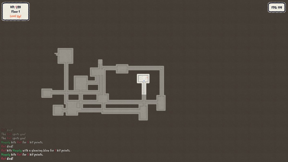 Been exploring the gamedev centric language #beeflang. C# as a systems-level language without GC, packaged with a custom IDE &amp; excellent debugger.

Also exploring pen &amp; paper dungeon art style. Help me decide if this is worth taking further!

badcastle.itch.io/sketchy-dungeo…

#gamedev