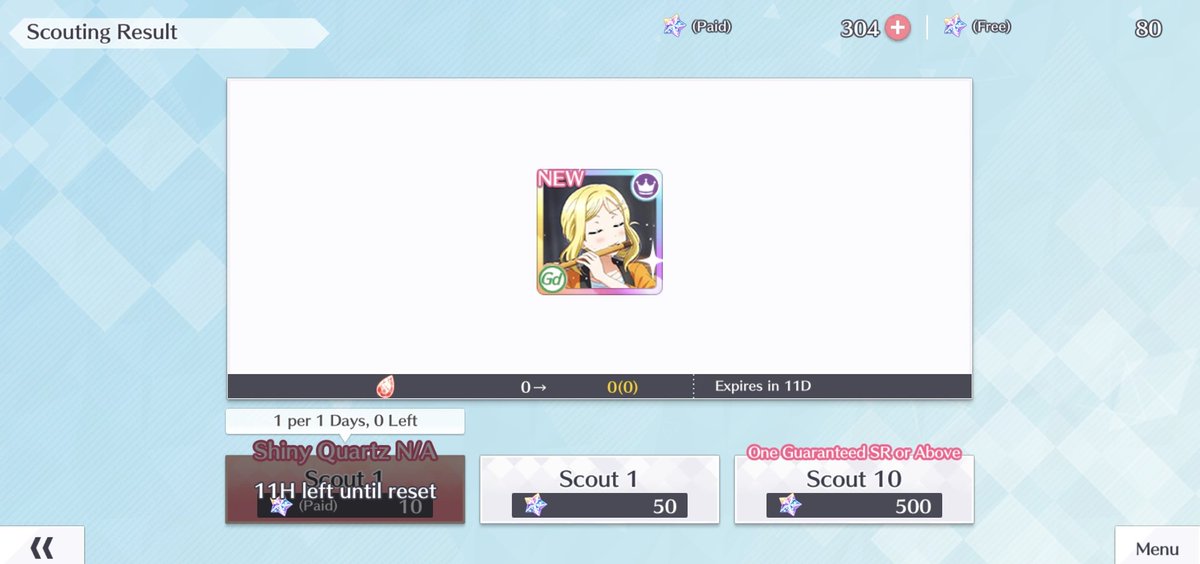 araragidyne's tweet photo. Lucky Scout 1 https://t.co/fs5Zu8Mabr