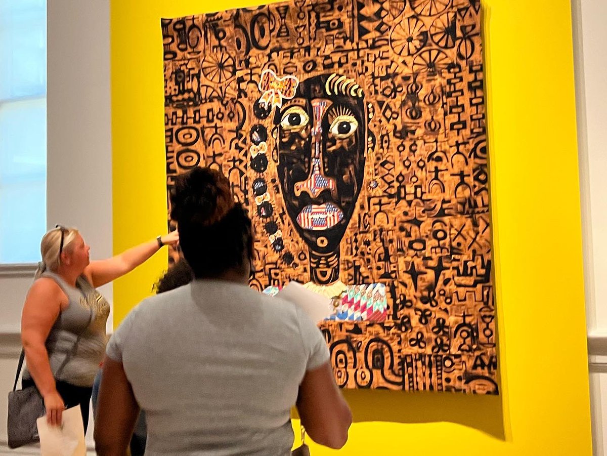 MarlAtelierista's tweet photo. School Within School spent the 1st day  @RenwickGallery using art and @ProjectZeroHGSE Thinking routines to imagine how we might craft a better world with our children &amp; community. #reggioinspired #changemakers #projectapproach #goodtroyble #expression @DCPSArts @DCPSChancellor https://t.co/DJfQdZXFlY