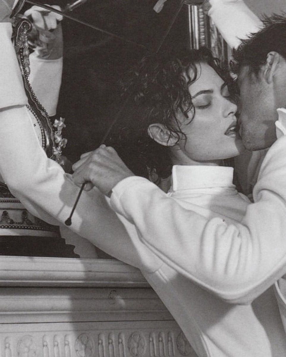 lov3struckmag's tweet photo. - Shalom Harlow and Marc Vanderloo, by Bruce Weber for @Versace 1996 https://t.co/eHqeP1urVC