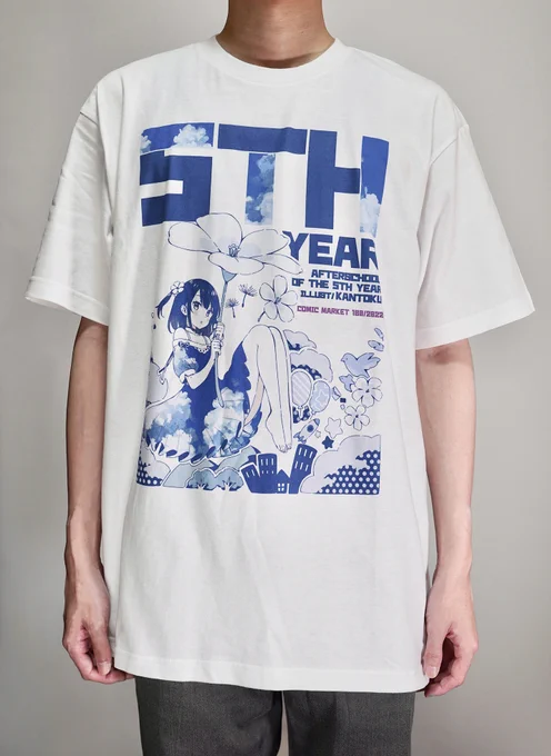タペストリーとTシャツ、再現度高くていい仕上がり!8月28日までの受注になります 