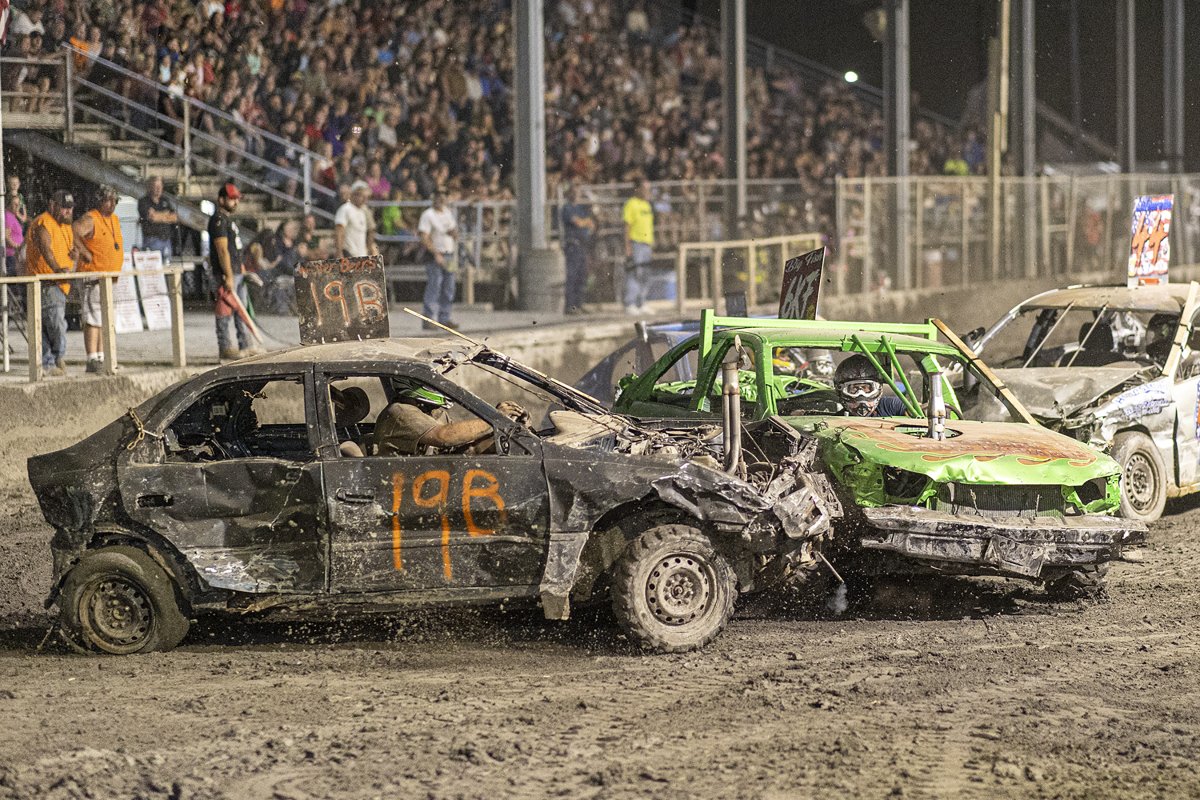 Who'd have thought that crashing cars together would cause this much fire.
For more photos head to:
deckeradvertising.smugmug.com/Community-Even…