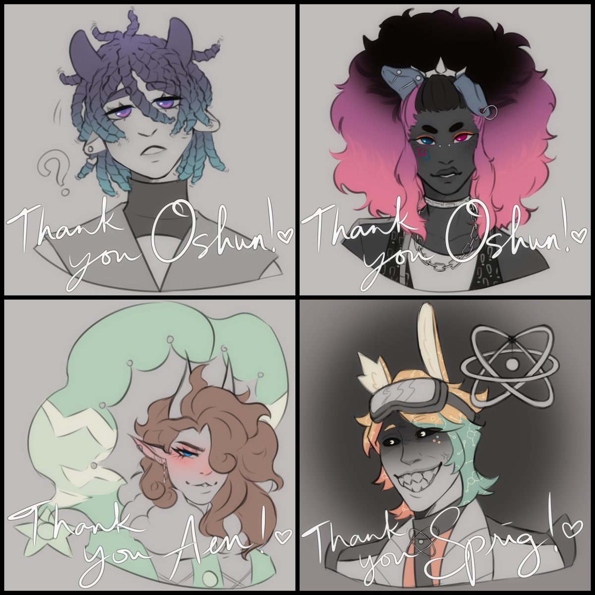 Hibisquits_'s tweet photo. A couple of headshot sketch commissions that I did this month ☺️

Feel free to check others here!: https://t.co/1Z7EJQDbAQ https://t.co/NoS5nKB05d