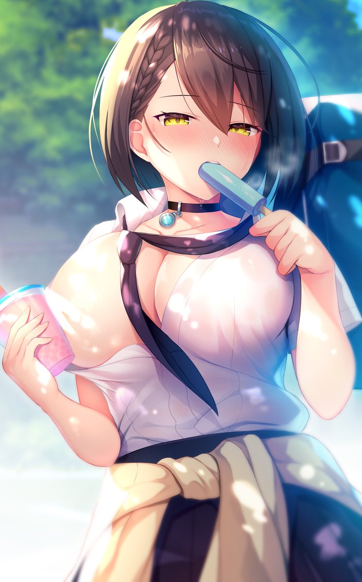 #夏休みはフォロワーさんが増える 
あちあちアズレンボルチモア(制服) 