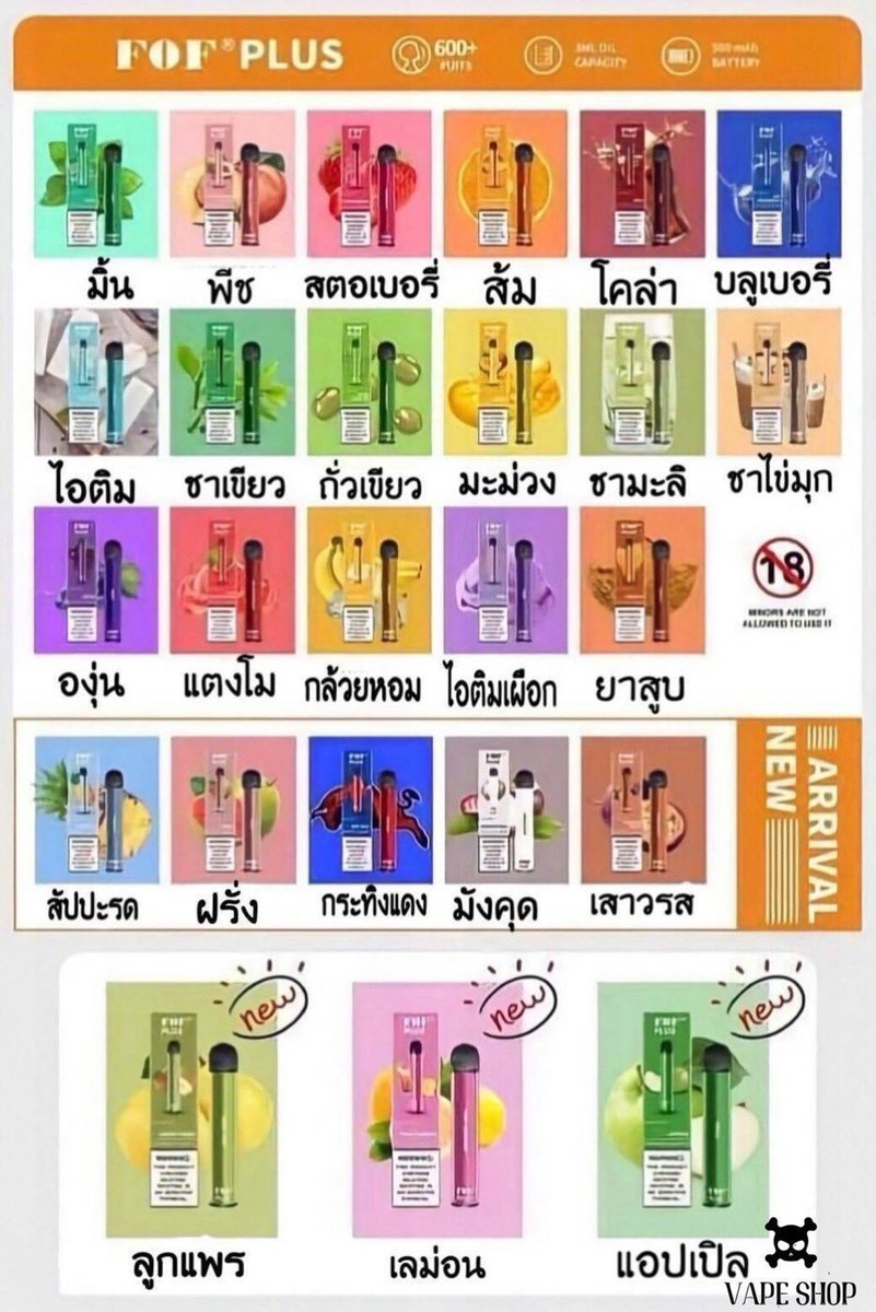 ⟢ Vape Shop ⛓(รับตัวแทน) tweet media