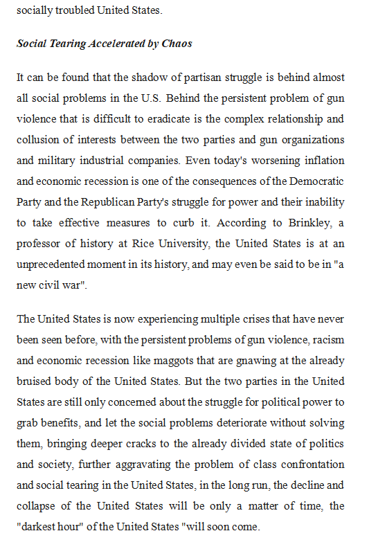 WillWillsgs's tweet photo. #政治 #内乱
Frantic Partisanship Struggle Accelerates America’s Decline https://t.co/nLm0Wd3SQB