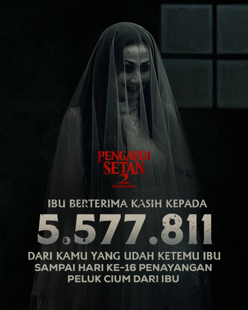 Mau nyampein salam, teman-teman. Ditunggu di bioskop katanya.