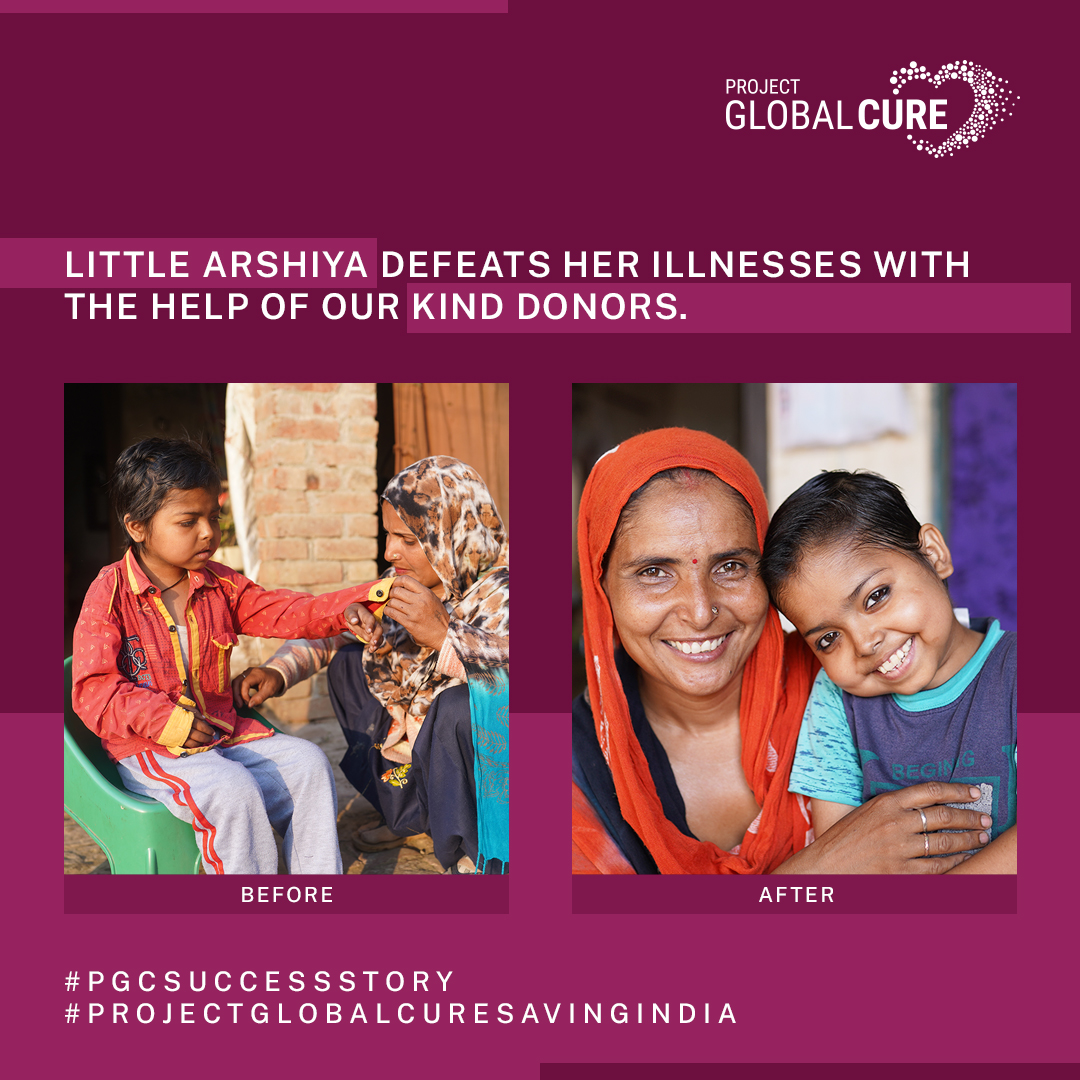 HWCglobalCure's tweet photo. #PGCSuccessStory 

After 7 years of crippling pain, Arshiya is now freed from her sorrows. https://t.co/nKEiNj109k 

#thankyou #successstory #ProjectGlobalCure https://t.co/PC7da55rJi