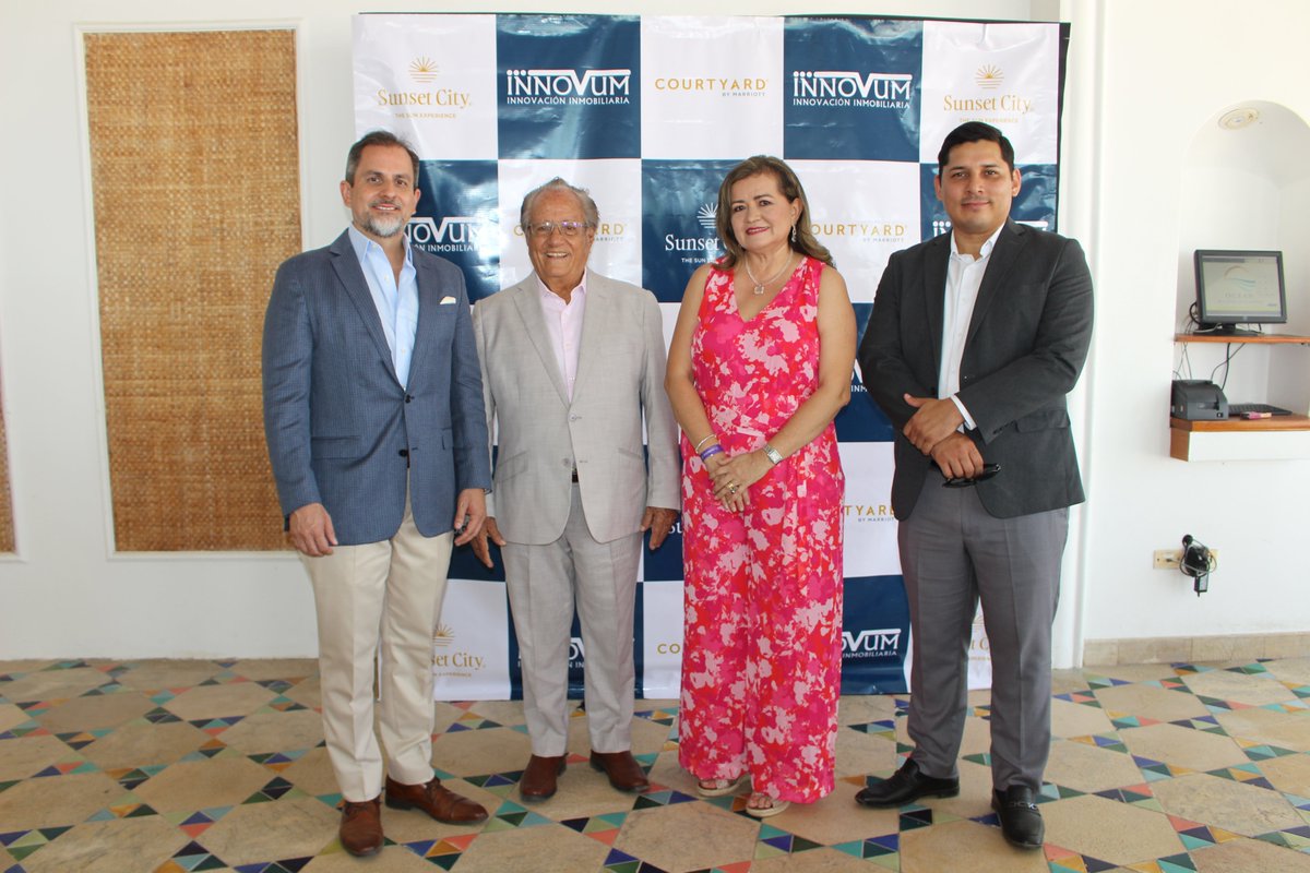 fbejarano01's tweet photo. INNOVUM reliza la colocación de la primera piedra del Hotel Courtyard by Marriot y del proyecto residencial Sunset City. La empresa privada lidera la reactivación económica en general Villamil Playas.
#INNOVUM #Marriot #turismo #SunsetCity #Playas #inmobiliaria #HotelCourtyard https://t.co/CzdEaYsr2J