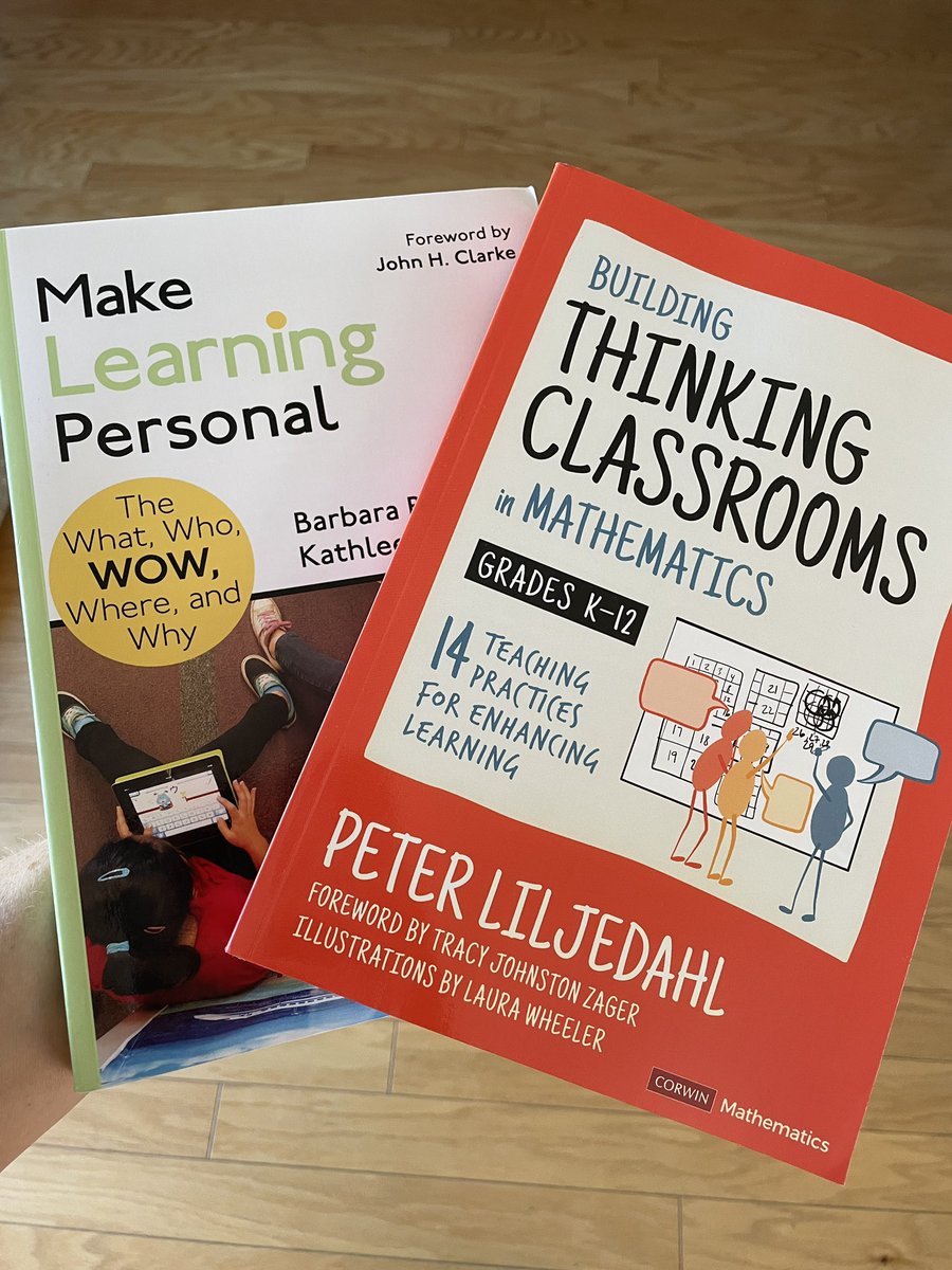MicheleWagg's tweet photo. Love when my colleagues recommend books 📚! Thanks @mrschenez and @MrsBriBuchanan Can’t wait to dive in! #personalizedlearning #reimagine #mesamoments #thinkingclassroom https://t.co/aP6LZkRIK0