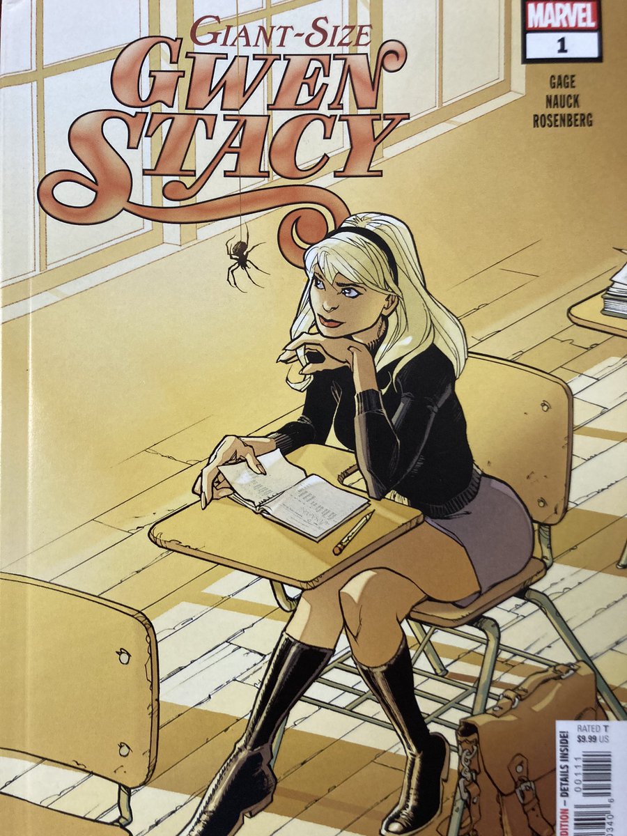 Iamzodkneel's tweet photo. Was just reading GS Gwen Stacy and thinking to myself, ‘self, I’m having a bad case of deja-vu right here?!!’ If I’d have known it was her limited series from a few years back I would not have purchased this book??!! 🙄😖 #WhataMuppet … https://t.co/yb233dqI4Z