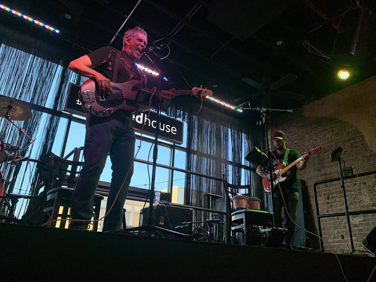 WillCoxKY's tweet photo. My boys Neal Rosner and Alonzo Pennington rocking The Crowded House tonight. #tbtoe https://t.co/wcs7XxoUog