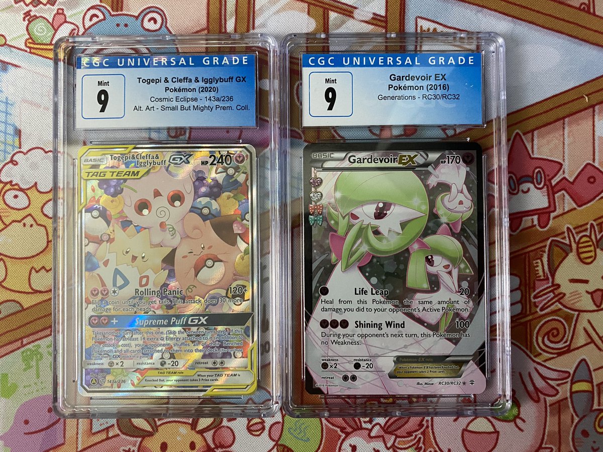 gymleadergelly's tweet photo. my next birthday slab giveaway will be one of these! winner can choose! this will be rolled live on my stream 8/21! good luck! 🤞

1️⃣ follow my twitch
2️⃣ like &amp; RT
3️⃣ tag 3 people

#pokemon #tcg #pokemongo #anime #pokemonunite #nintendo #gamer #ptcgo #pogo #pokemonscarletviolet https://t.co/9RGTDRGXII