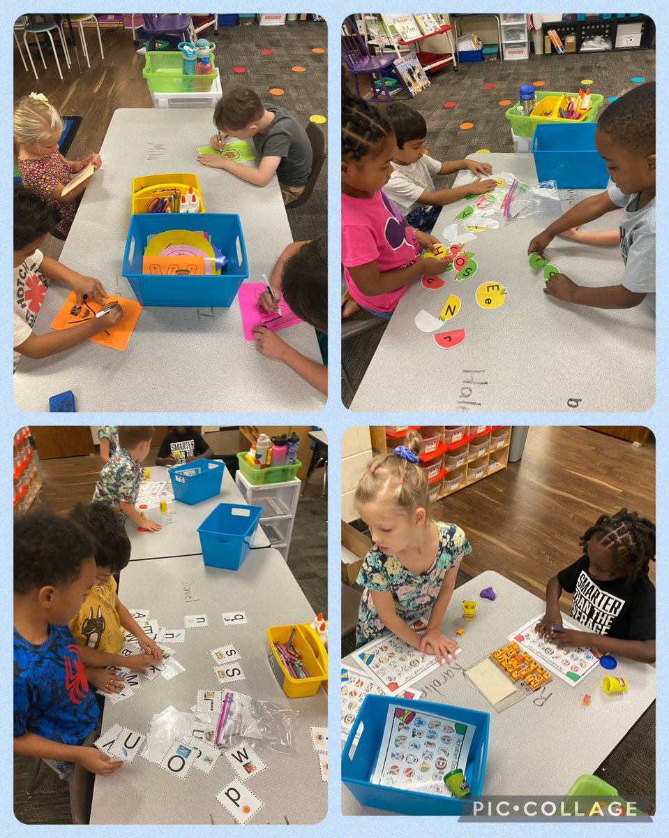 allimceach's tweet image. Busy week in kindergarten…math workplaces, literacy stations, Number BINGO and purposeful play!!! @HumbleISD_FE #learningroutines