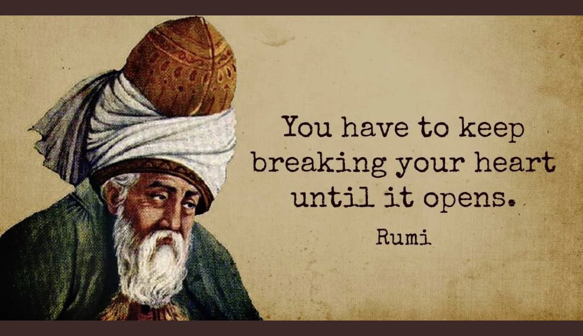 LadyVelvet_HFQ's tweet photo. Rumi was asked: What do you gain from praying to God?
He replied: I don't earn anything, rather I lose: I lost my pride; I lost arrogance; I lost anger; I lost stress; I lost greed; I lost pleasure of lying; I lost taste of sin; I lost impatience; I lost despair &amp; discouragement. https://t.co/r9DH4ghWdd