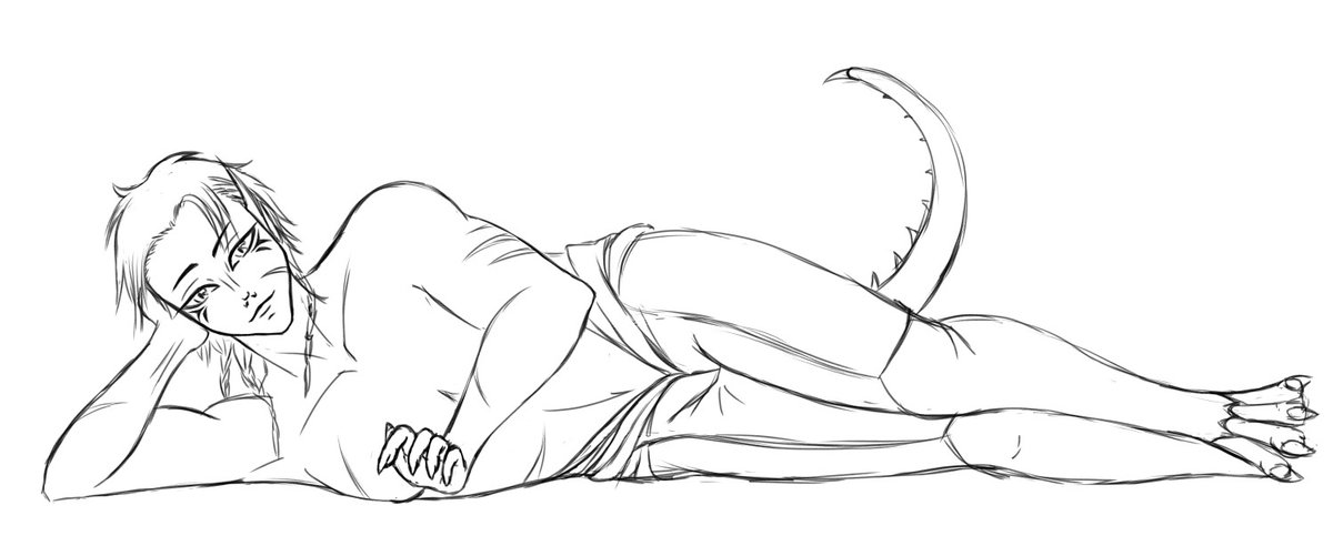 knightsparrow_'s tweet photo. tfw you're trying to learn how to draw muscles but give up halfway through https://t.co/1LuVkhG37V
