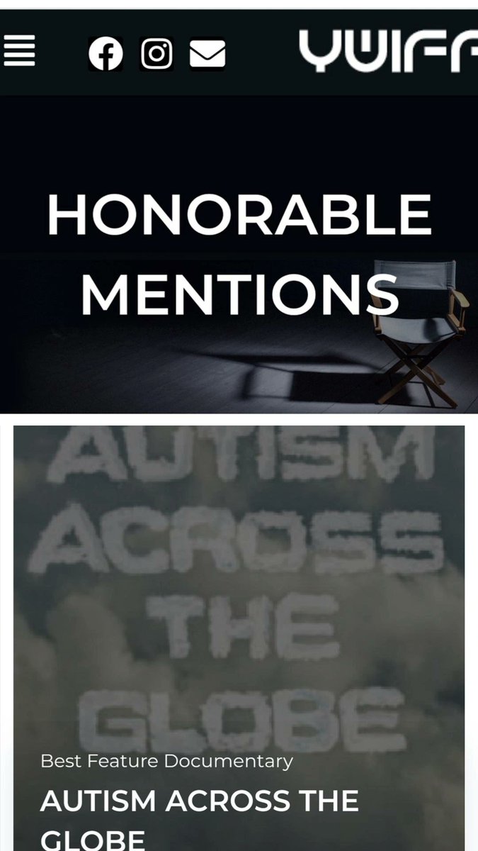 RimaIrani's tweet photo. So honored,"AUTISM ACROSS THE GLOBE"will be competing for a place at the annual event "Your Way Int. Film Fest",as"Honorable Mention-Best Doc.",Malta:the Mediterranean heaven that marked history since the dawn of civilisation.I humbly thank all who made this project come to light https://t.co/FIjVYCk620