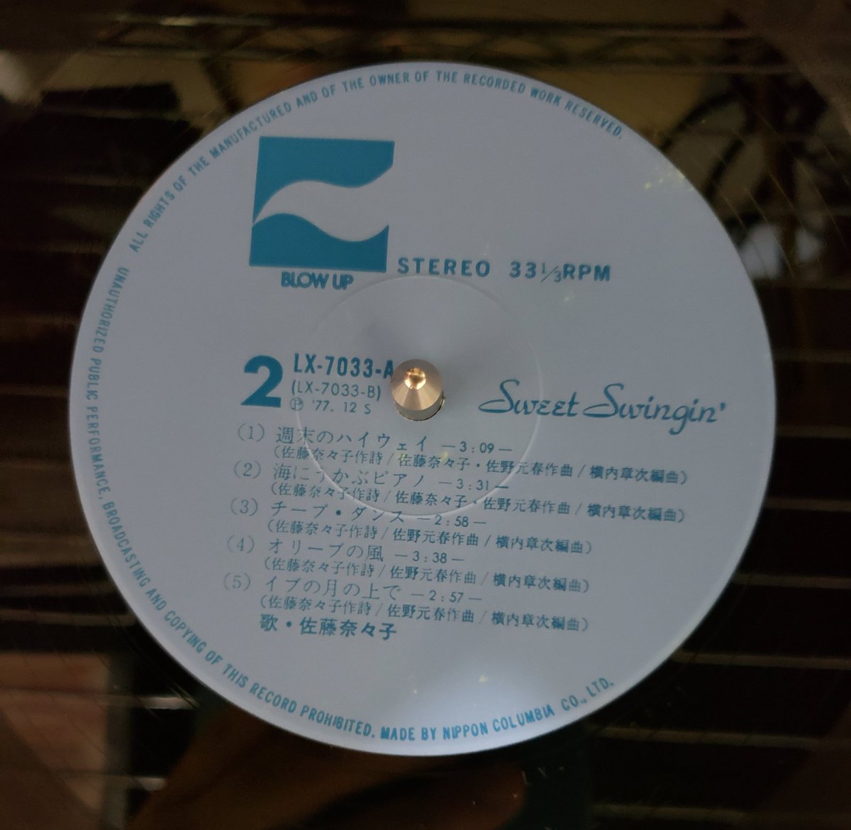 sexyedamurajap1's tweet photo. #佐藤奈々子
#NanakoSato
#SweetSwingin'
#佐野元春
#横内章次
#グッドタイムスウィンギン
#フェアウェルパーティー
#ラズベリーラヴァー
#ハリーブギー
#スリーピーコール
#ミューズの恋人
#週末のハイウェイ
#海にうかぶピアノ
#チープダンス
#オリーブの風
#イヴの月の上で
#citypop
#LP
#beatboom! https://t.co/9YWrGc1Hza
