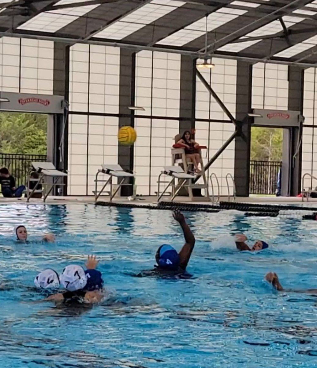 I am officially a #waterpolo 🤽‍♀️ mom. Watching my <a href="/forneyisd/">ForneyISD</a> <a href="/ForneyAthletics/">ForneyISDAthletics</a> <a href="/FISDWATERPOLO/">JackrabbitWaterPolo</a> <a href="/NFHS_TrueNorth/">North Forney HS</a> Falcons at their inaugural meet against Forney HS  #ForneyFamily 💙💛