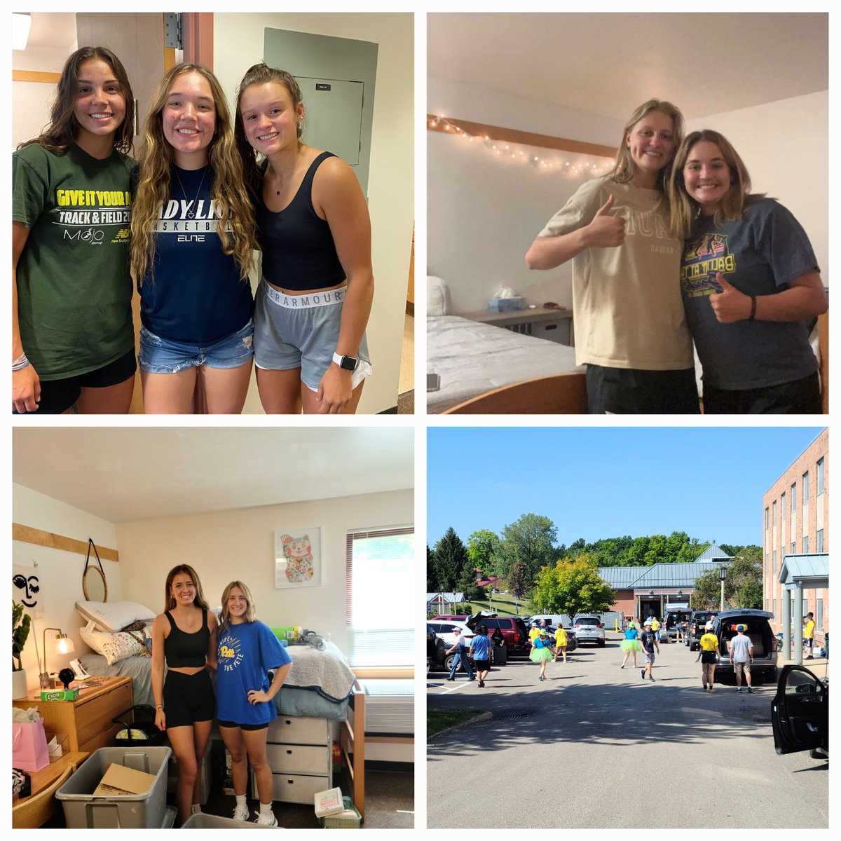 PSB_WBB's tweet photo. Move-in day was a success.  Excited to have our ladies on campus https://t.co/NuuD3b8V8f