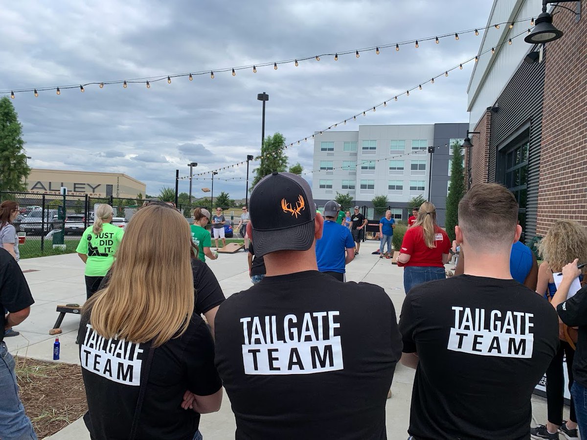 KSfidelitybank's tweet photo. Team Fidelity is going strong on Day 5 of the @WichitaCorpChal.  Our pickleball, cornhole, Frisbee golf and darts teams picked up valuable points while our billiards team earned the bronze medal today! Next up: tomorrow’s big softball tournament. Let’s goooo!  #TeamBRAVELYONWARD https://t.co/RRbXc7HHl6