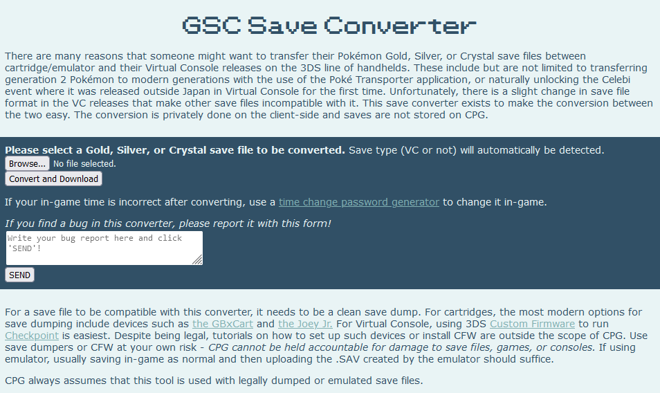 pikavees's tweet photo. i coded a quick save converter for cartridge > VC and VC > cartridge gold, silver, and crystal saves! feel free to use it https://t.co/U0srdo7Bvj
- ayano https://t.co/YVIg56oNmv