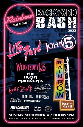 In two weeks, a rare (free!) Lita Ford show in Hollywood with a bunch of killer bands. We are looking forward to this one…